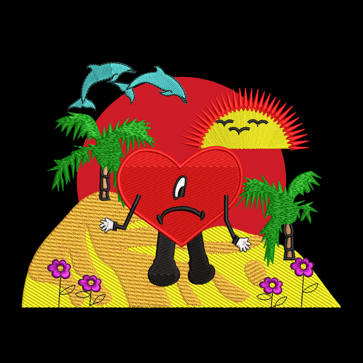 Diseño de Bordado Inspirado en un Berano Sin Ti