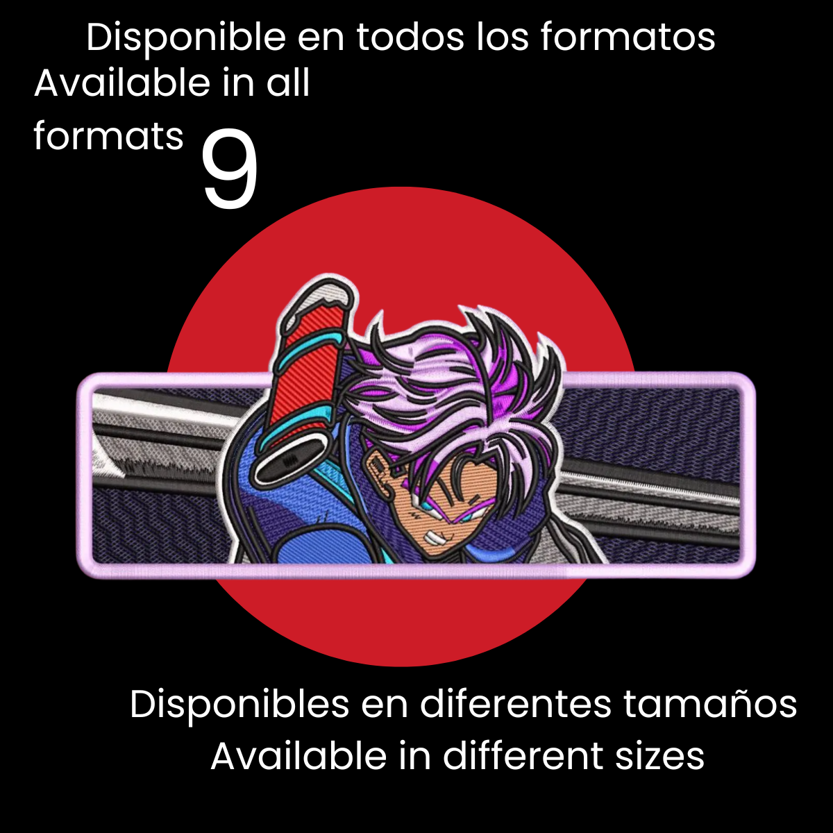 Diseño de Bordado Inspirado en el Anime de Dragon Ball