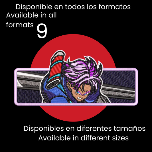 Diseño de Bordado Inspirado en el Anime de Dragon Ball