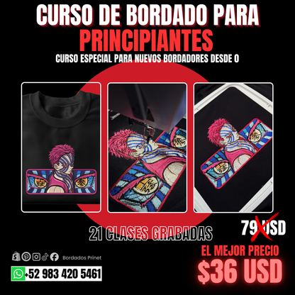 CURSO DE BORDADO PARA PRINCIPIANTES