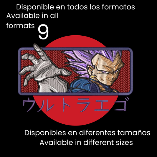 Diseño de Bordado Inspirado en el Anime de Dragon Ball