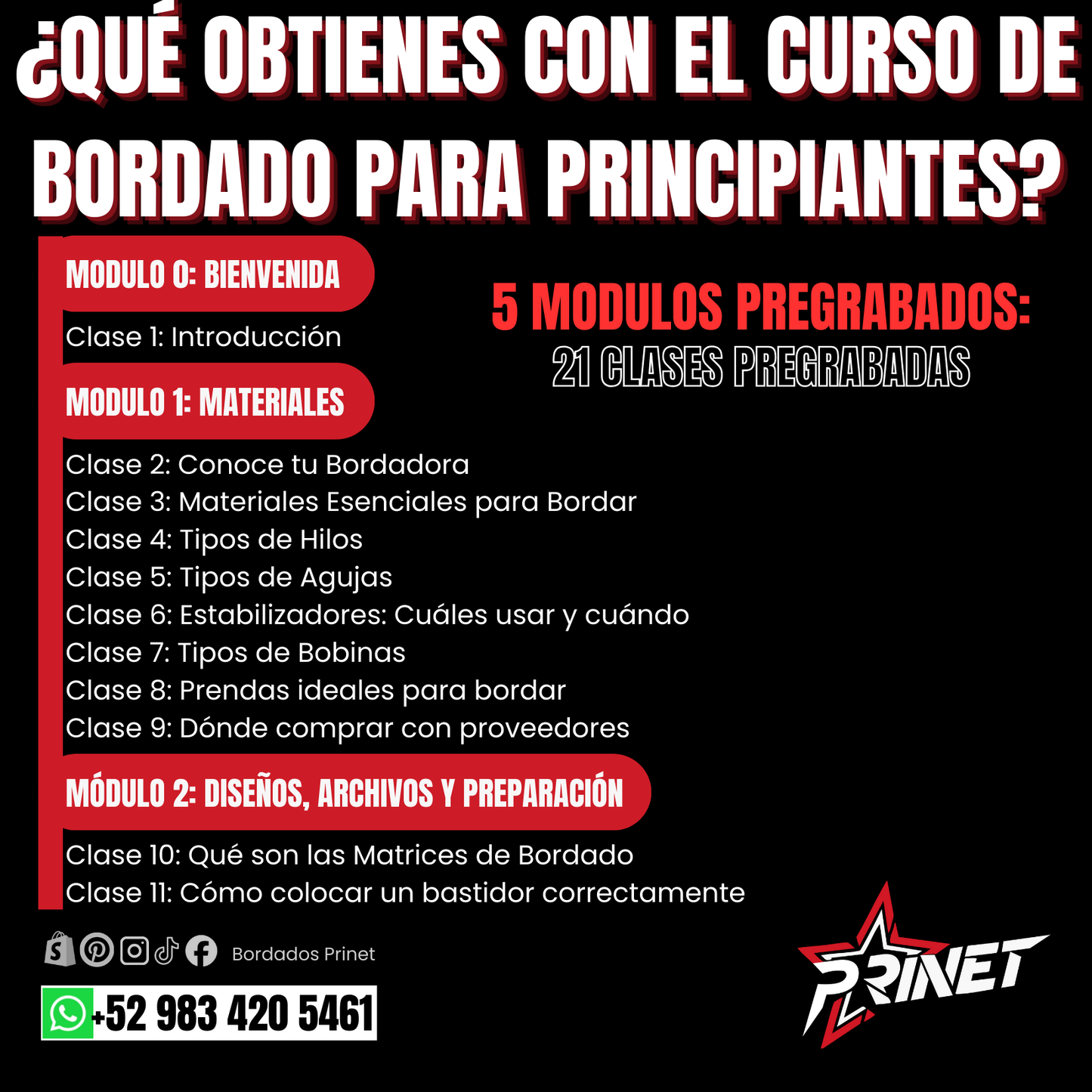 CURSO DE BORDADO PARA PRINCIPIANTES