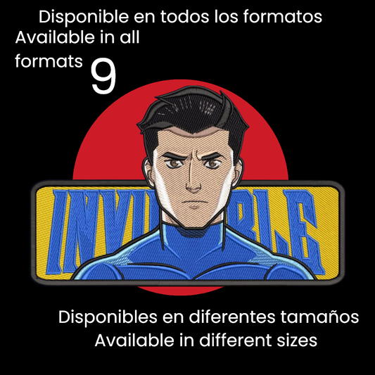 Diseño de Bordado Inspirado en la Serie de Invencible