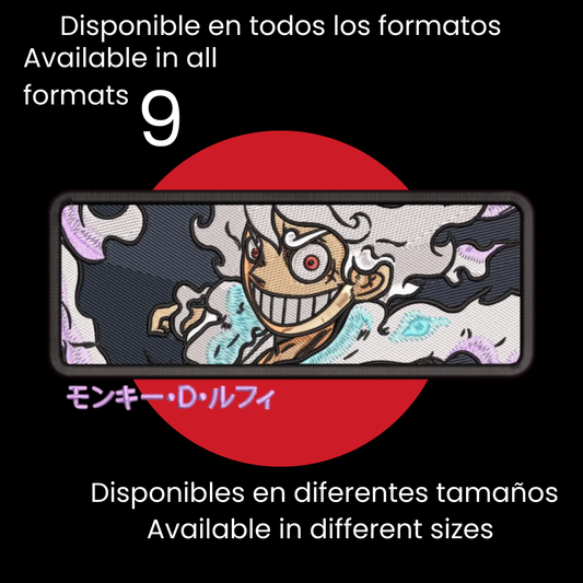 Diseño de Bordado Inspirado en el Anime de One Piece