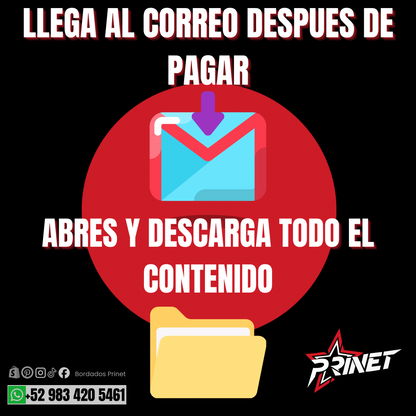 PAQUETE PREMIUM DE BORDADOS